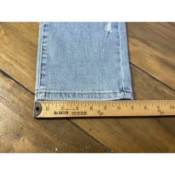 Judy Blue Boyfriend Fit High Waist Destroyed Light Wash Denim Size 14W JB82281 - Picture 13 of 14